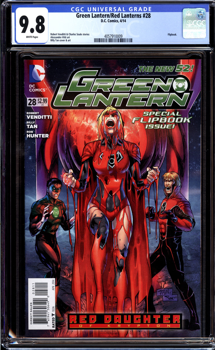 Green Lantern/Red Lantern #28 CGC 9.8 (2014) 1st Red Daughter of