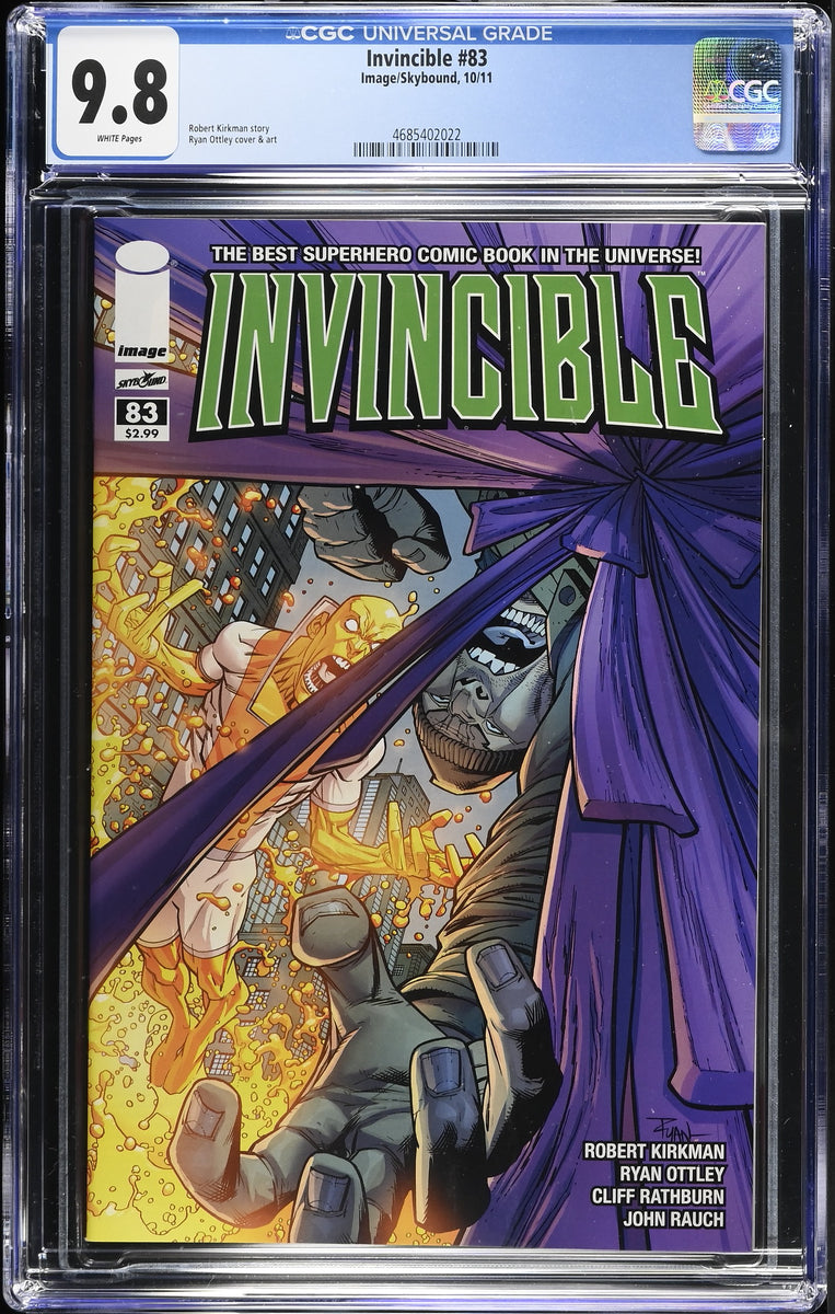 Invincible #83 CGC 9.8 (2011) Ryan Ottley Cover & Art - 1st