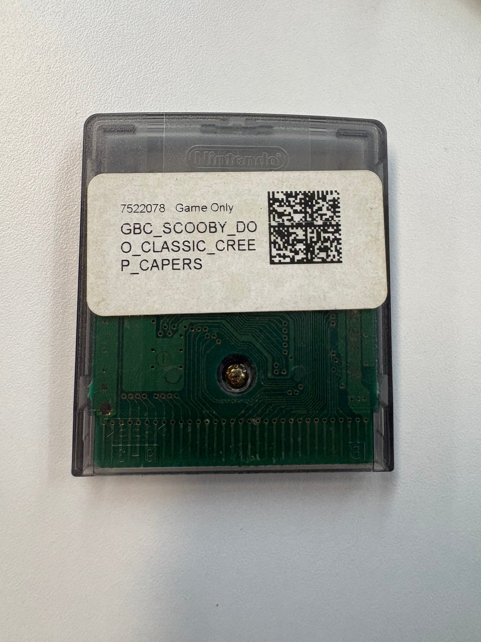Color Caper Scooby-Doo Classic Creep Capers Nintendo Gameboy Color Authentic Cart ...