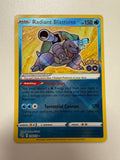Pokemon TCG Radiant Blastoise 018/078 Pokemon GO Holo