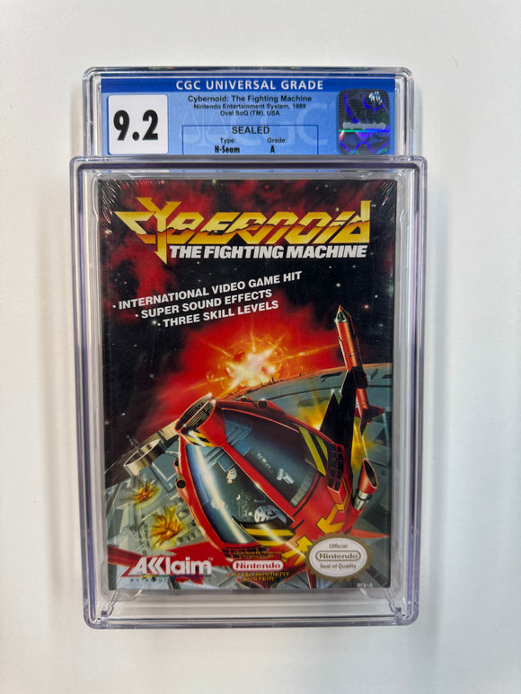 Cybernoid The Fighting Machine NES 1989 CGC 9.2 SEALED A H Seam