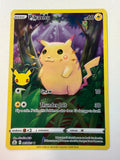 Pokemon TCG Pikachu 005/025 Celebrations 25th Full Art Rare