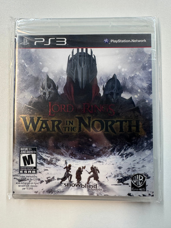 Lord Of The Rings War In The North Playstation PS3 2011 Sealed