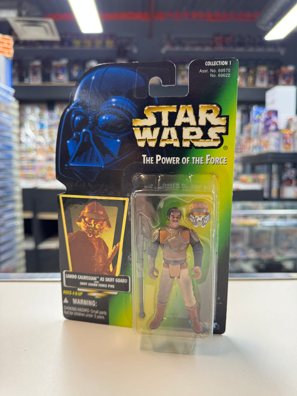 Star Wars Power of the Force Lando Calrissian Skiff Guard SEALED NIP