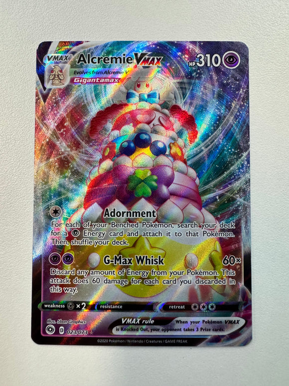 Pokemon TCG Alcremie VMAX 023/073 2020 Full Art Ultra Rare