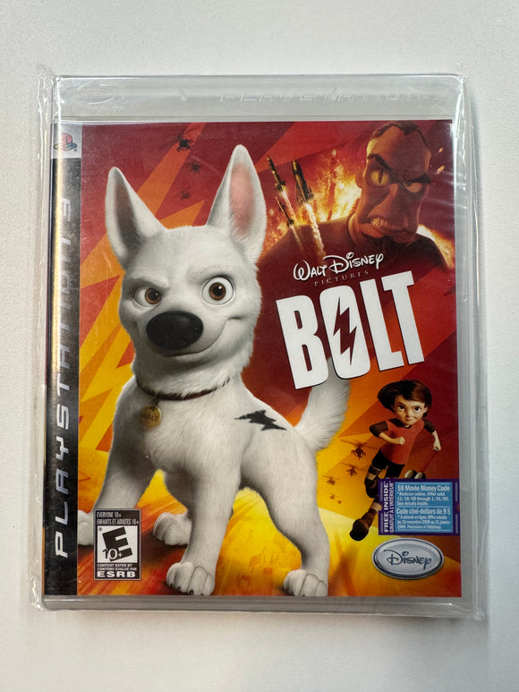 Walt Disney Pictures Bolt Playstation PS3 2008 Sealed
