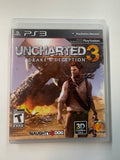 Uncharted 3 Drake's Deception PlayStation 3 PS3 CIB Complete in Box