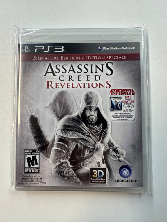 Assassin's Creed Revelation Playstation PS3 2011 Sealed