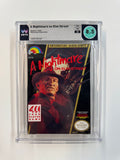 A Nightmare on Elm Street Nintendo NES 1990 WATA 8.5 Complete in Box