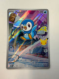 Pokemon TCG Piplup 042 Mega Evolution Black Star Promo