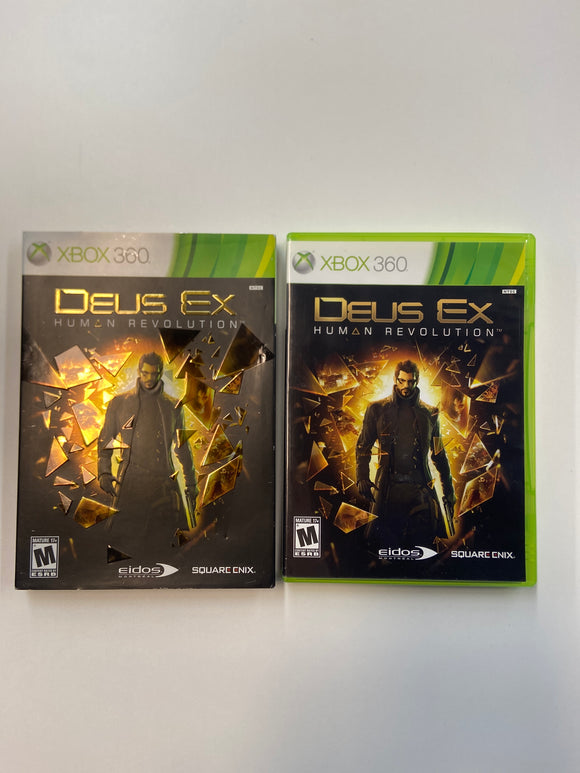 Deus Ex Human Revolution 2011 Microsoft XBOX 360 CIB Complete In Box