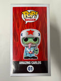 Funko Pop! Amazing Carlos #01 Vinyl Figure SDCC Exclusive Ltd. 3000 Vaulted