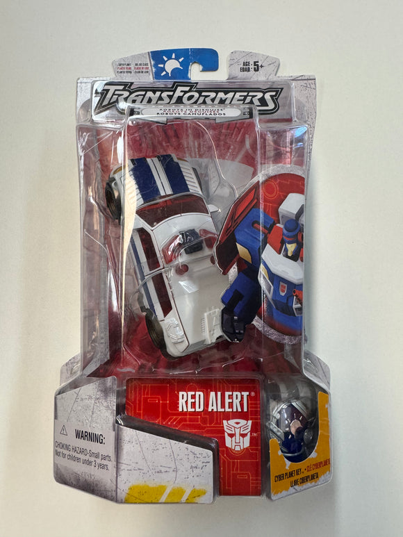 Hasbro 2005 Transformers Cybertron Red Alert (Glue Seal Detached)