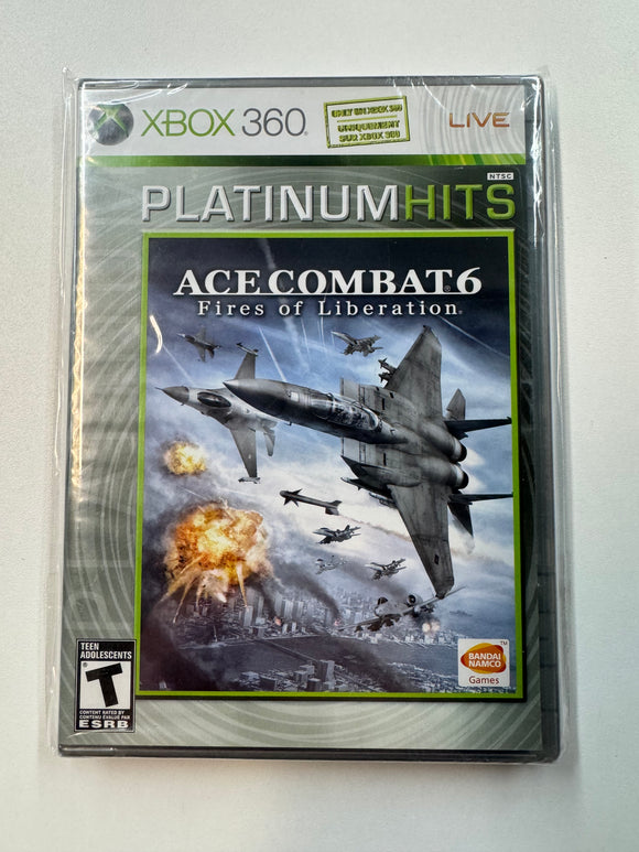 Ace Combat 6 Fires Of Liberation 2007 Microsoft XBOX 360 Sealed
