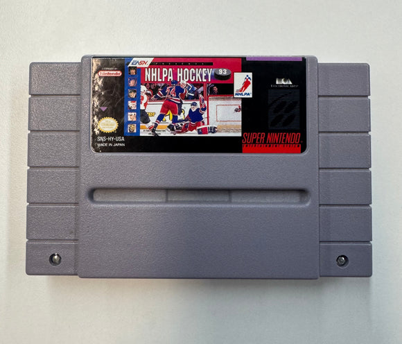 NHLPA Hockey SNES Super Nintendo 1992 Authentic Cartridge Only