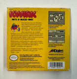 Kwirk He's A-Maze-Ing Gameboy 1990 Complete in Box CIB