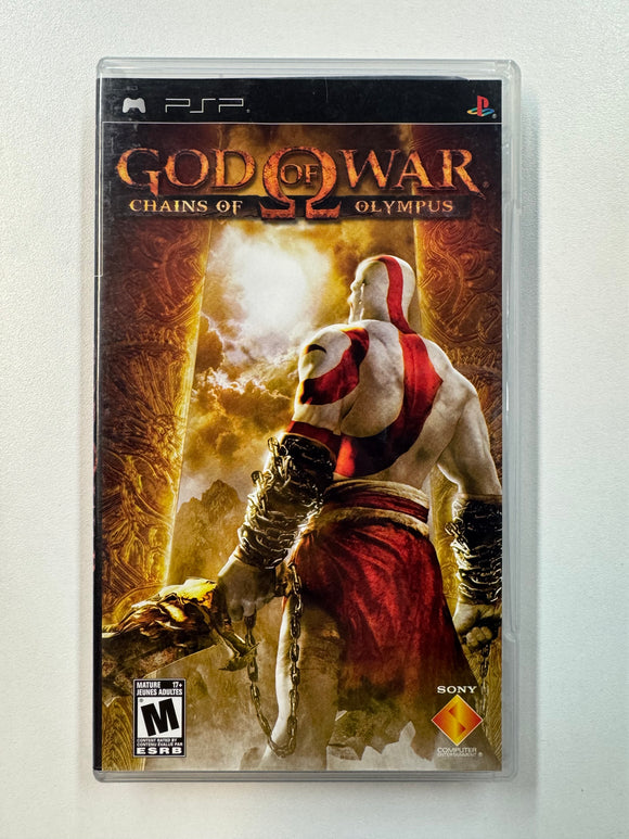 God of War Chains of Olympus PSP Sony Playstation 2007 Complete in Box CIB