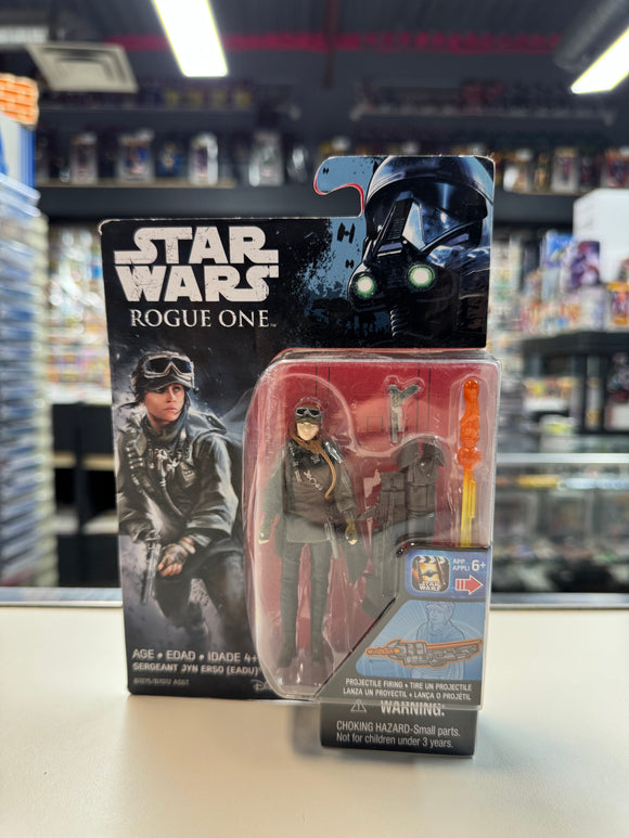 Hasbro 2016 Star Wars Rogue One Sergeant Jyn Erso (Eadu) SEALED NIP