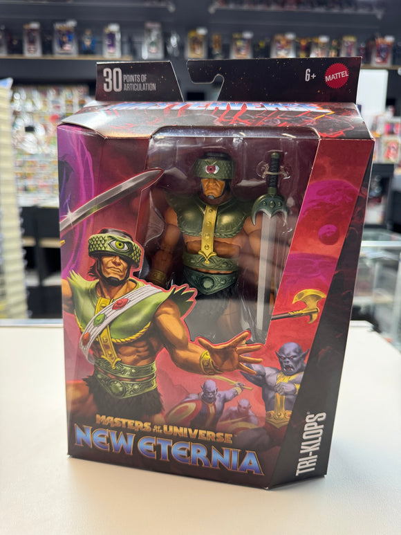 Mattel 2023 Masters of the Universe New Eternia Tri-Klops SEALED NIB