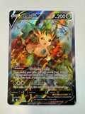Pokemon TCG 2021 Leafeon V 167/203 Evolving Skies Alt Art Holo Rare