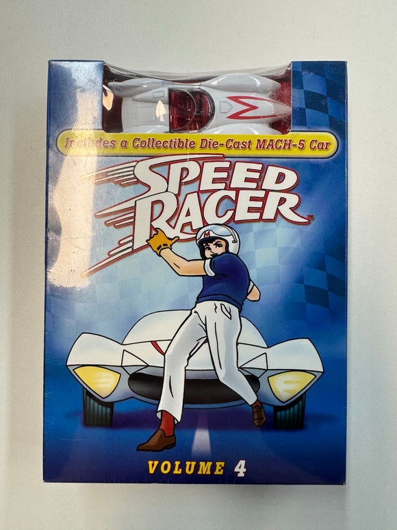 Speed Racer DVD Volume 4 Includes Die-Cast Mach-5 Car NEW/SEALED