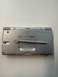 Nintendo DS Lite 2006 USG-001 Silver Console Tested & Working w/ Stylus