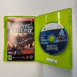 Brutal Legend Microsoft XBOX 360 2009 CIB Complete In Box