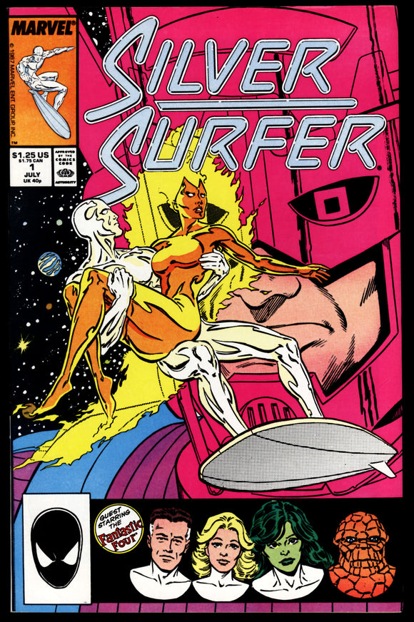 Silver Surfer Vol. 3 #1 Marvel 1987 (NM-) Silver Surfer Origin! Byrne!