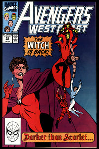 Avengers West Coast #56 Marvel 1990 (NM) 1st App Dark Scarlet Witch!