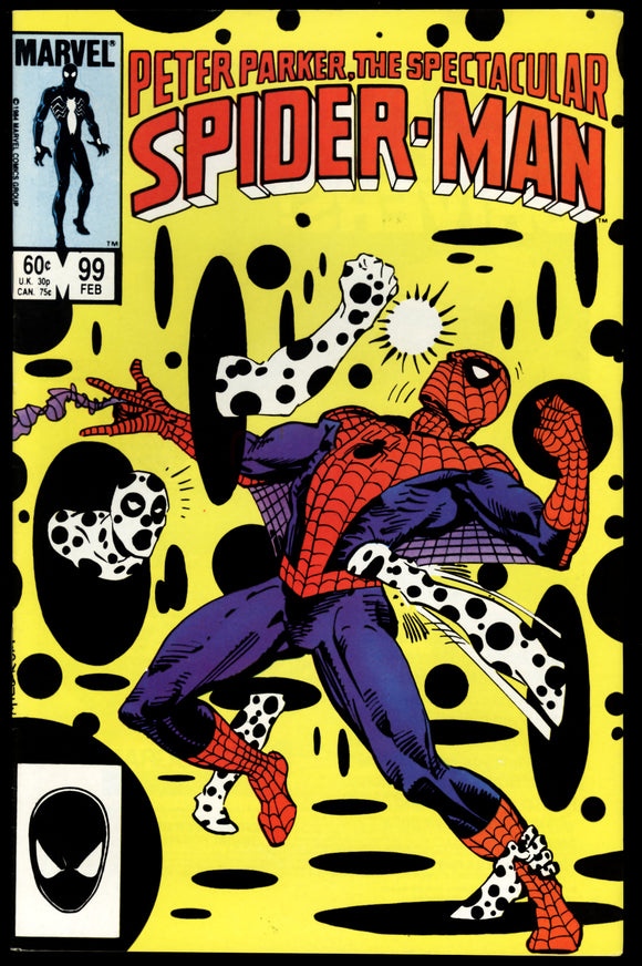 Spectacular Spider-Man #99 Marvel 1985 (VF+) 2nd Spot! 1st Cover App!