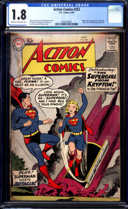 Action Comics #252 CGC 1.8 (1959) Origin & 1st Appearance of Supergirl!