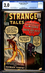 Strange Tales #110 CGC 2.0 (1963) 1st Appearance of Doctor Strange!