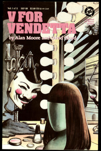 V For Vendetta #1 DC 1988 (VF/NM) Alan Moore! Wraparound Cover