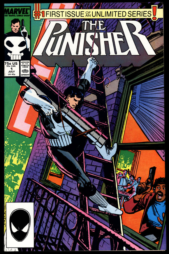 The Punisher #1 Marvel 1987 (NM-) 1st Solo Ongoing Series!