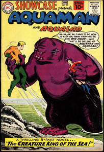 Showcase #32 DC 1961 (VG+) 1st Appearance of Creature King! Aqualad!