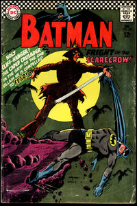 Batman #189 DC Comics 1967 (VG-) 1st SA Appearance of Scarecrow!