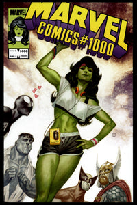 Marvel Comics #1000 (NM+) 2019 Julian Tedesco 80's She-Hulk Variant!