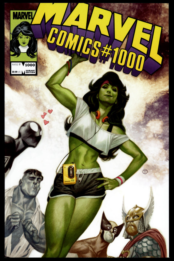 Marvel Comics #1000 (NM+) 2019 Julian Tedesco 80's She-Hulk Variant!