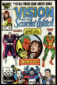 Vision and the Scarlet Witch #12 1986 (NM+) 1st App Speed & Wiccan!