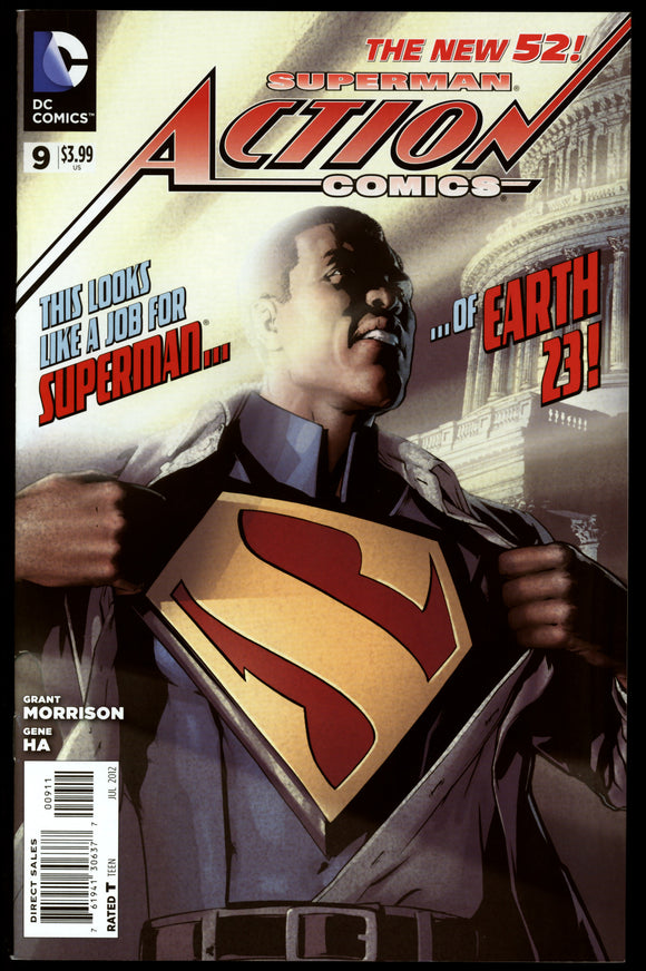 Action Comics #9 DC 2012 (NM-) 1st Full Appearance of Calvin Ellis!