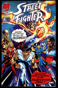 Street Fighter #1 Malibu 1993 (NM) 1st Appearance in Comics!