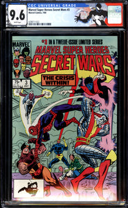 Marvel Super Heroes Secret Wars #3 CGC 9.6 (1984) 1st App of Volcana!