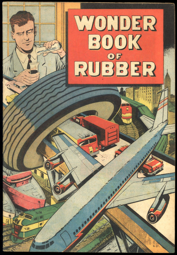 Wonder Book of Rubber 1961 (FN+) Rare BF Goodrich Promotional Comic