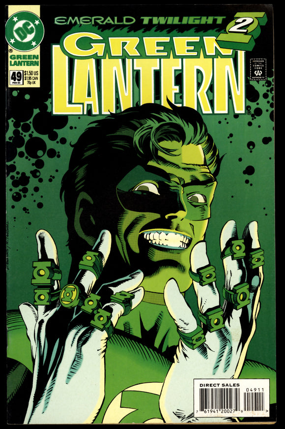 Green Lantern #49 DC 1994 (VF-) 2nd Appearance of Kyle Rayner!