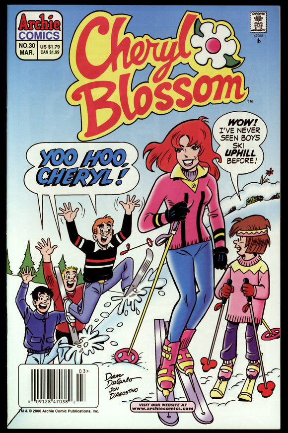 Cheryl Blossom #30 Archie 2000 (NM) DeCarlo Cover! NEWSSTAND!