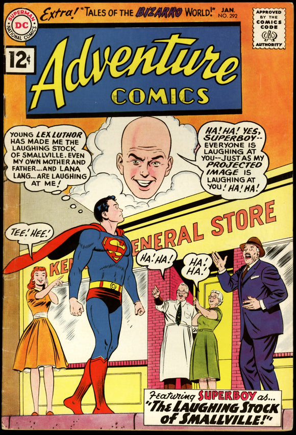 Adventure Comics #292 DC 1962 (VG+) 1st App. of Bizarro Lana Lang!