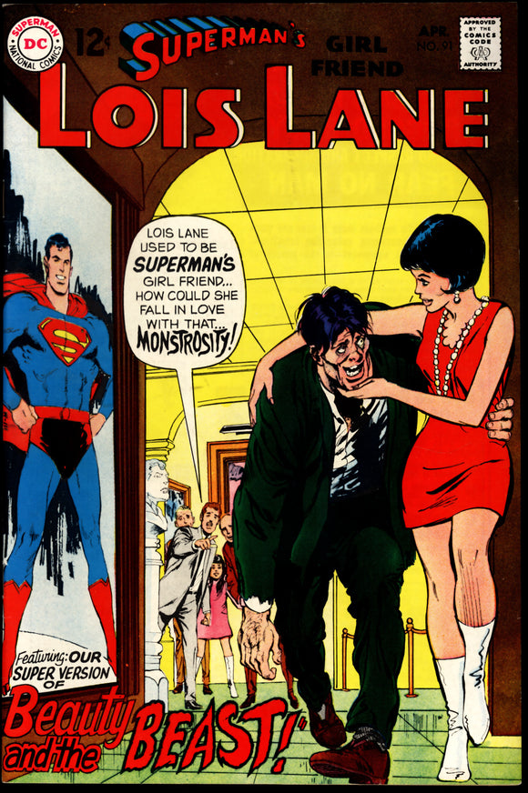 Superman's Girl Friend Lois Lane #91 NM- Beauty & the Beast!