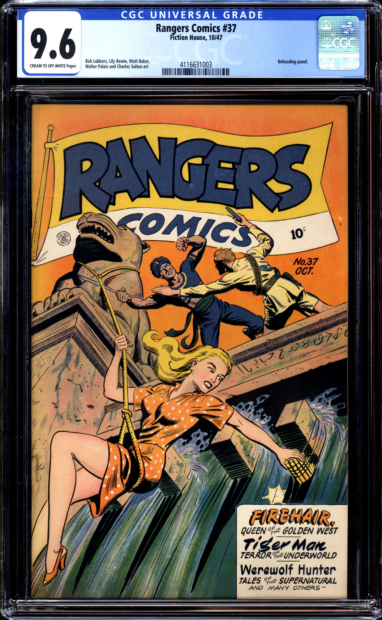 Ranger Comics #47 CGC 9.6 (1947) Beheading Cover! Highest Graded ...