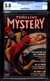 Thrilling Mystery #31 CGC 5.0 (1939) Bondage Cover! Pulp Magazine