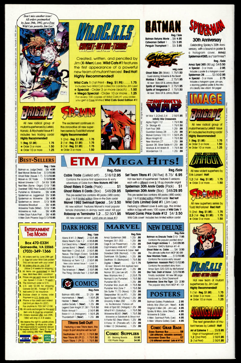 Spawn Ultimate Spawn #1 Image 1992 (NM+) 1st Appearance of Spawn! – Ultimate Key Issue ...